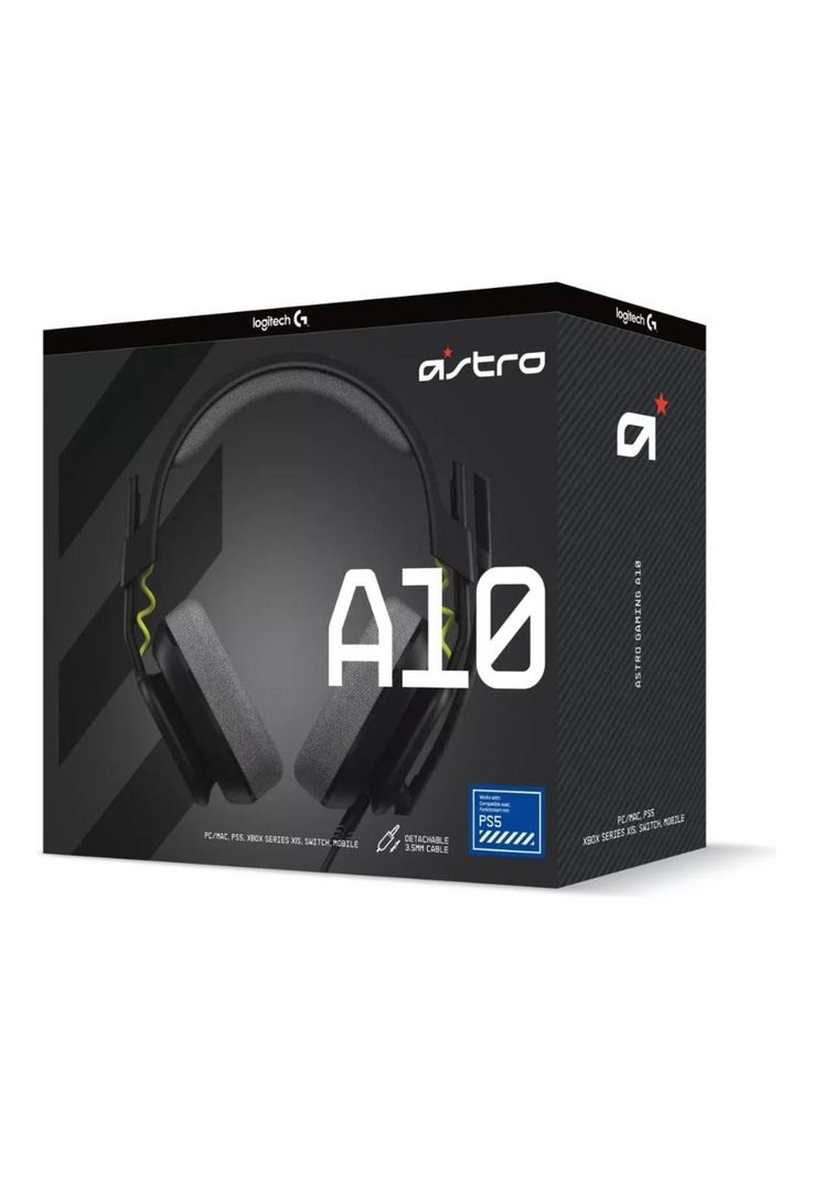 Audífonos Gaming Astro A10 Gen 2 PS4/PS5 Negro-2