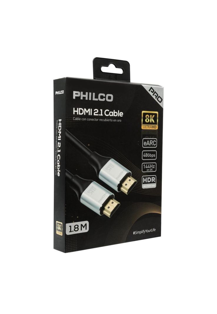 Cable HDMI 2.1 Philco 8K 1.8 Metros-3