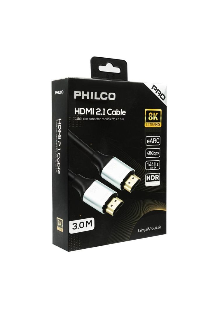 Cable HDMI 2.1 Philco 8K 3.0 Metros-3
