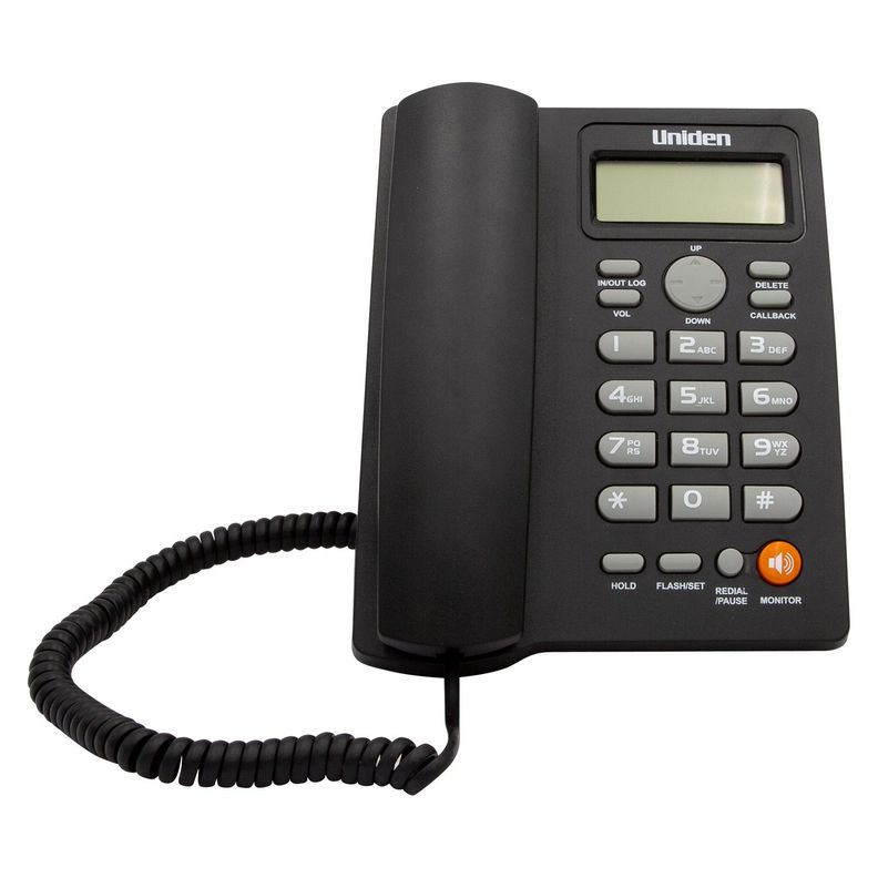 TELEFONO UNIDEN DE SOBREMESA CALLER ID - 7413 - NEGRO