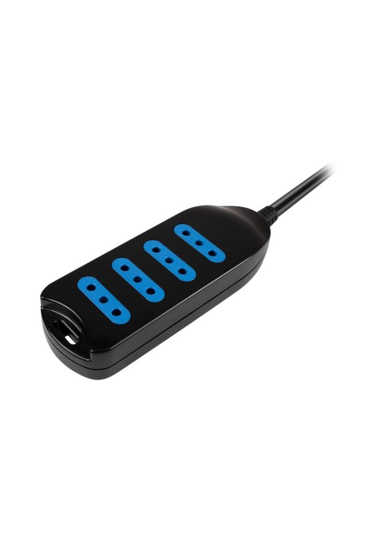 Extensión Múltiple de 4 Posiciones, 1.50 mts, Negra, Philco-0