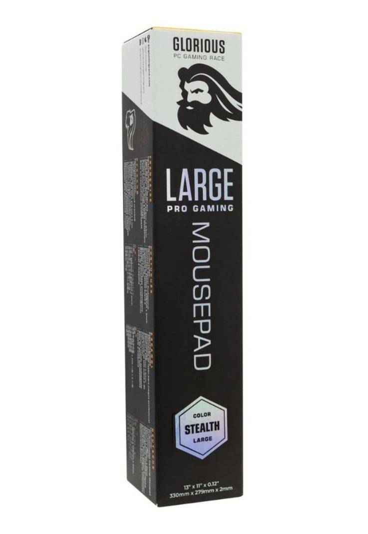 G-l-stealth Mousepad Gamer Glorious L 11x13 P. Stealth Edit-3