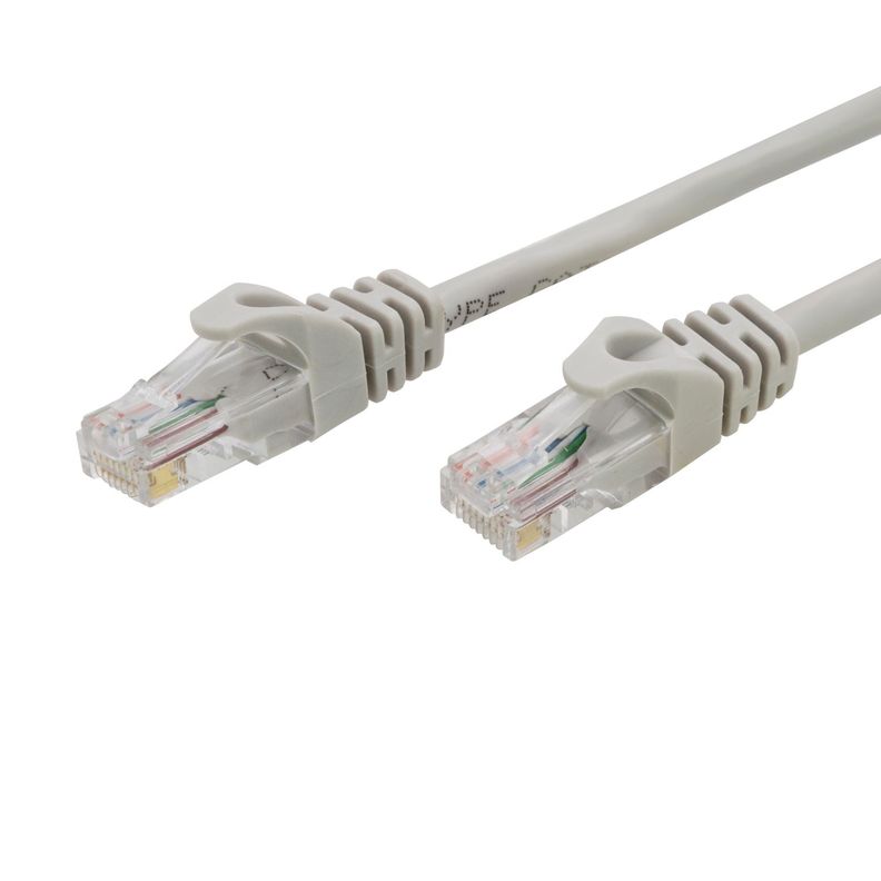 PATCH CORD CAT 6 CABLE UTP 15 MTS Gris
