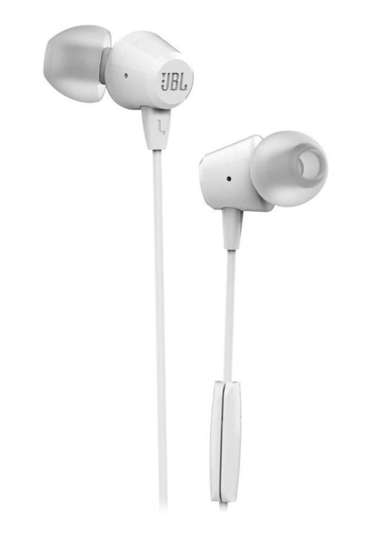 Audífonos In-ear Jbl C50hi Blanco-0