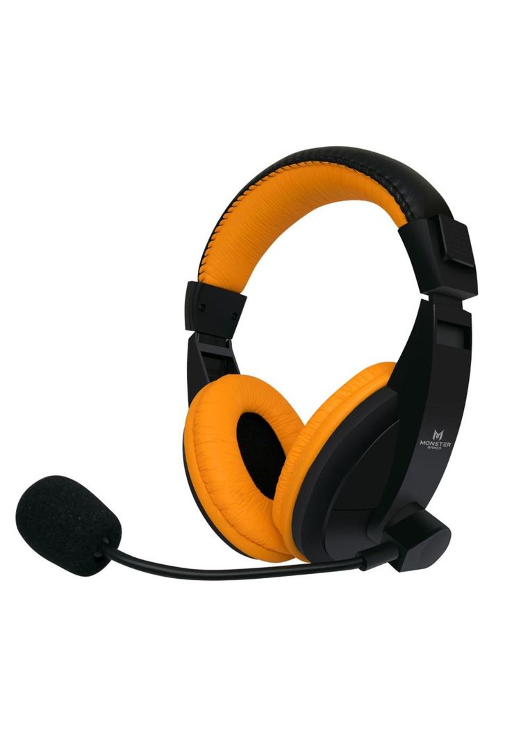 550RG HEADSET GAMER MONSTER LOUD ORANGE-0
