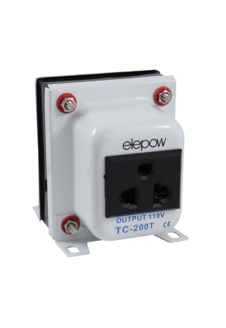 AUTOTRANSFORMADOR 200 WATTS CON TIERRA TC-200T-0