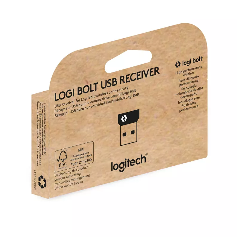 Logitech Receptor Usb Para Mouse Y Teclado Inalámbricos Logi Bolt