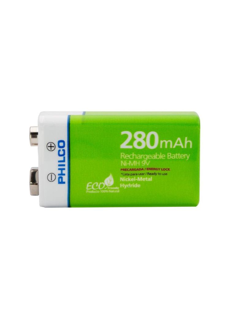 BATERIA 9V 280MAH RECARGABLE PHILCO-2