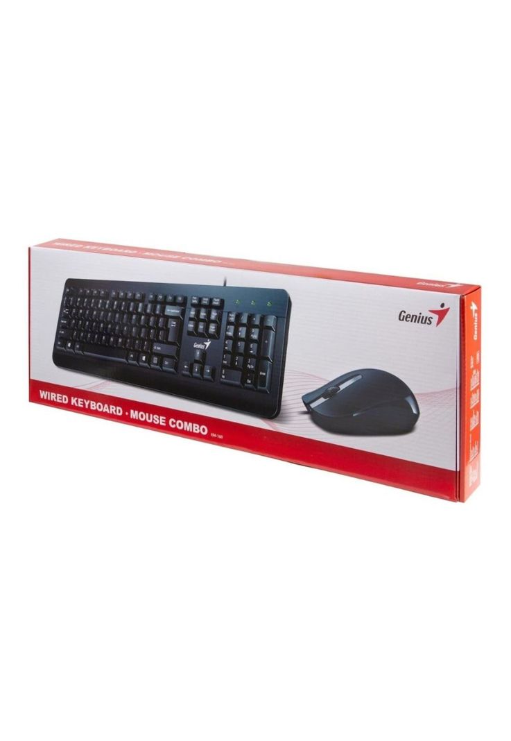 Combo Teclado + Mouse Alámbrico Usb Km-160-4