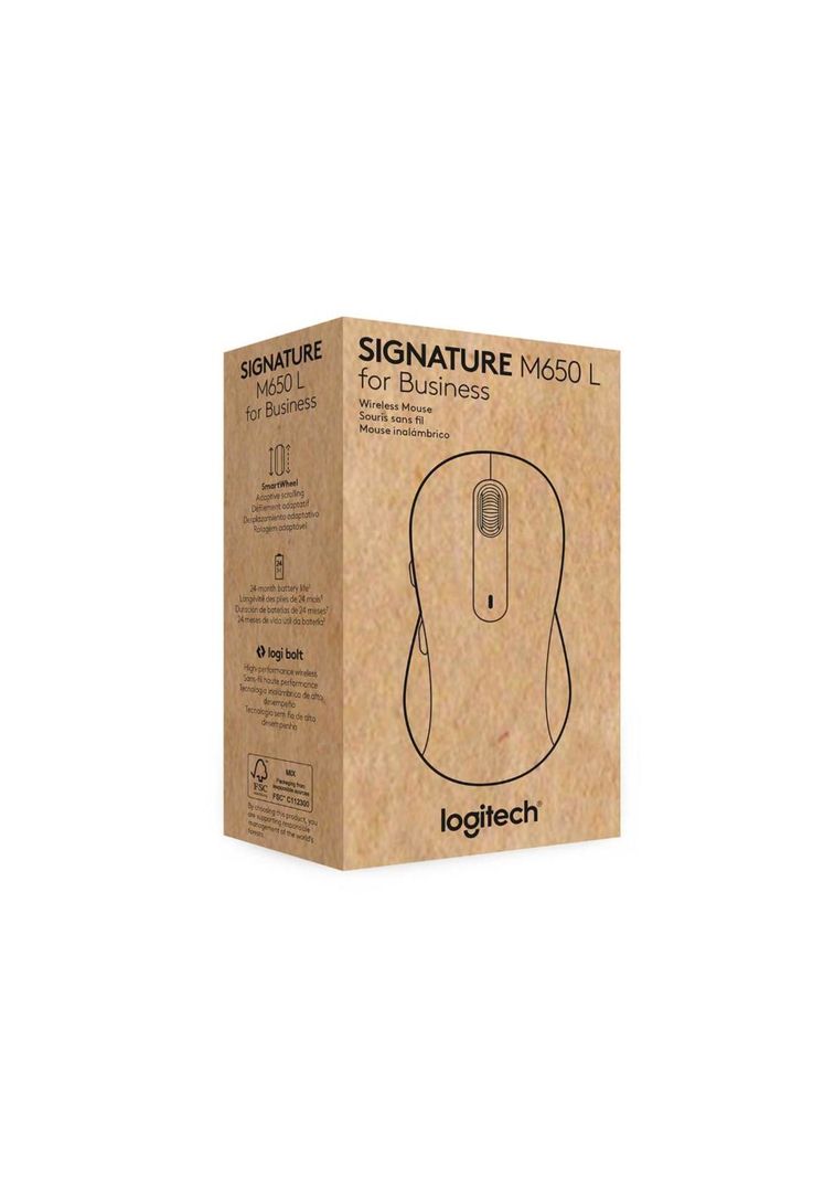 Mouse Logitech M650 L para Negocios - Grafito-3