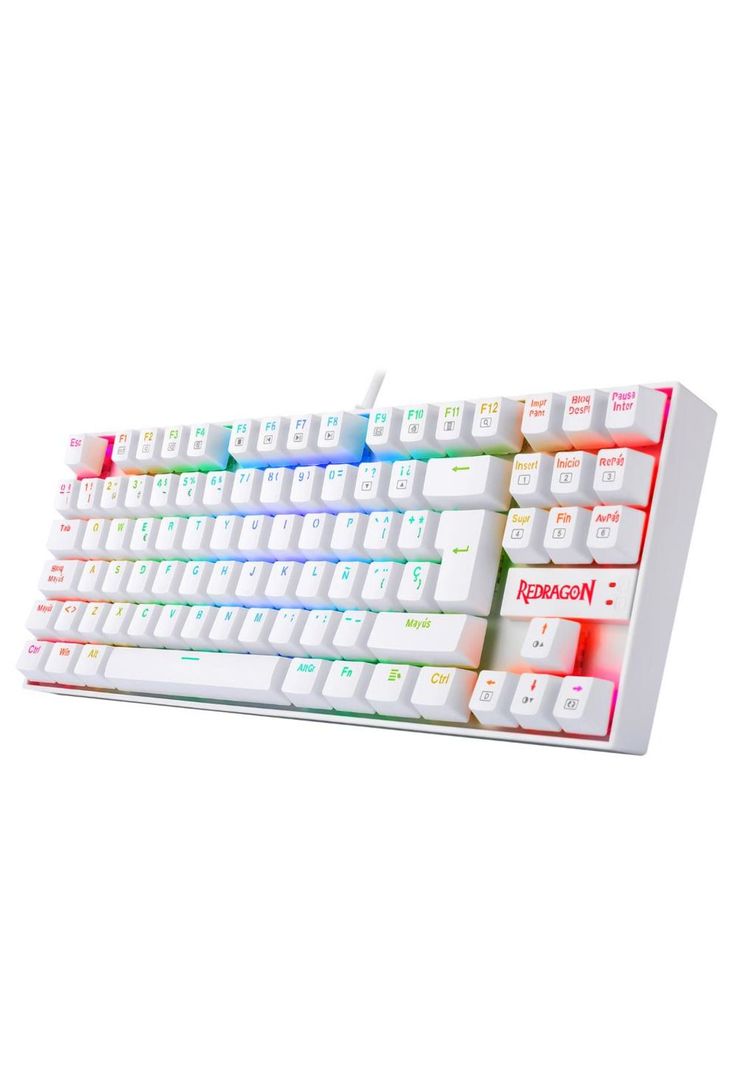 K552W-RGB-1R-SP KUMARA WHITE TECLADO MECANICO, RGB, SP, RED-0