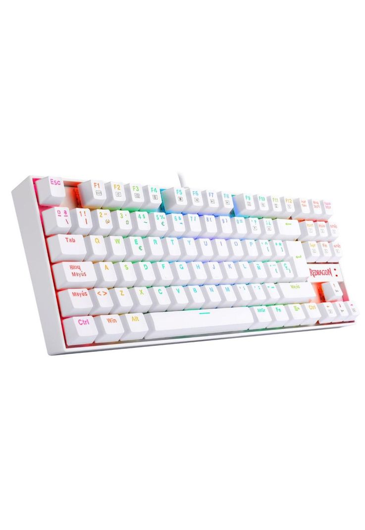 K552W-RGB-1R-SP KUMARA WHITE TECLADO MECANICO, RGB, SP, RED-1