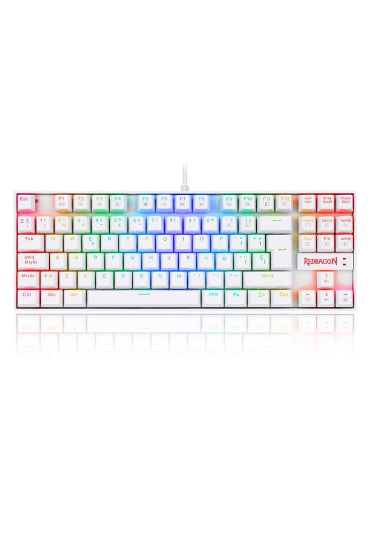 K552W-RGB-1R-SP KUMARA WHITE TECLADO MECANICO, RGB, SP, RED-2