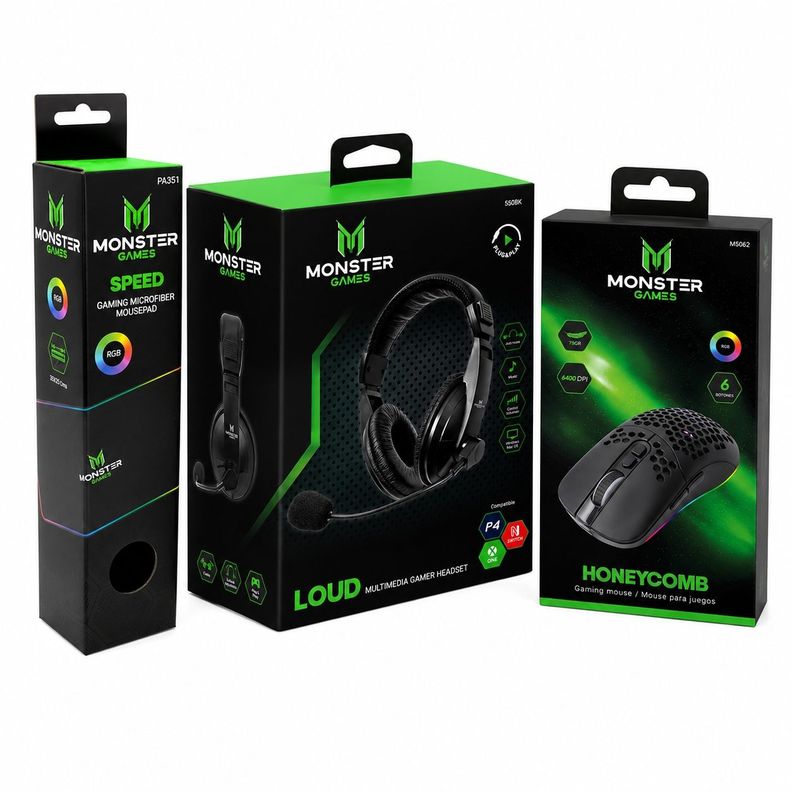 COMBO INSERTIONPRO 3IN1 MONSTER Negro