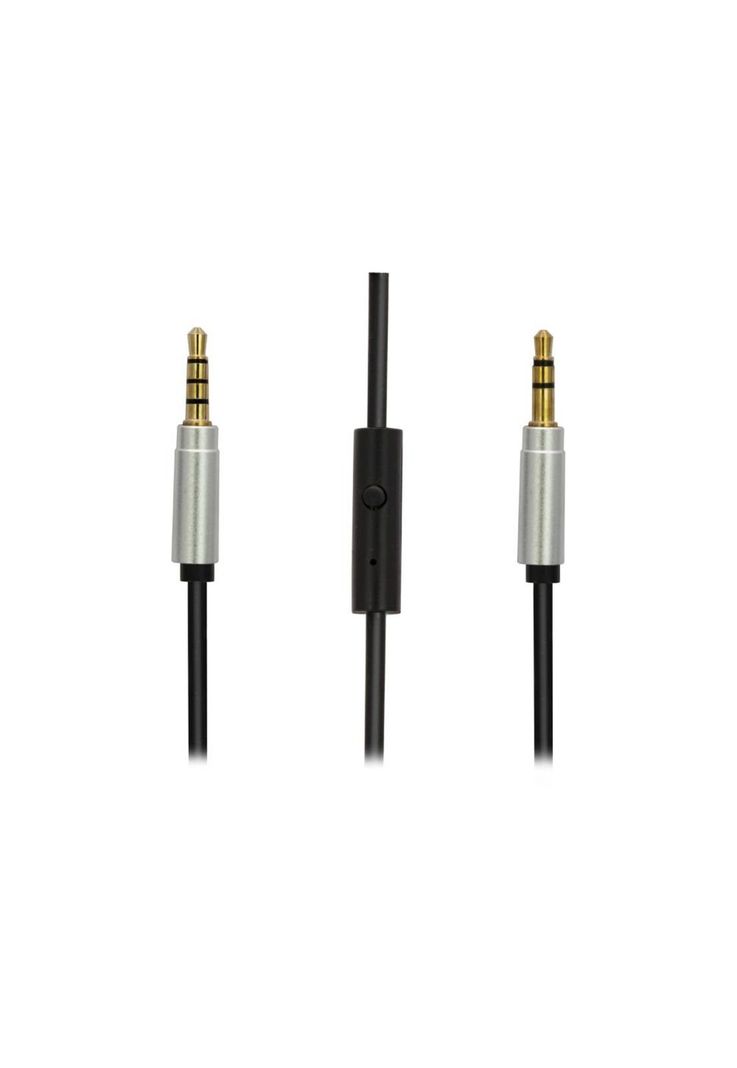 CABLE PLUG 3.5MM A 3.5MM + MICRÓFONO PHILCO-0