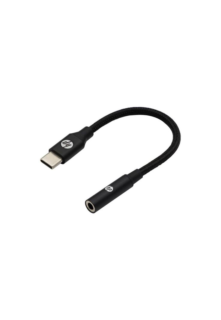 DHC-TC131 ADAPTADOR DE AUDIO USB-C A 3,5 NEGRO TRENZADO-1