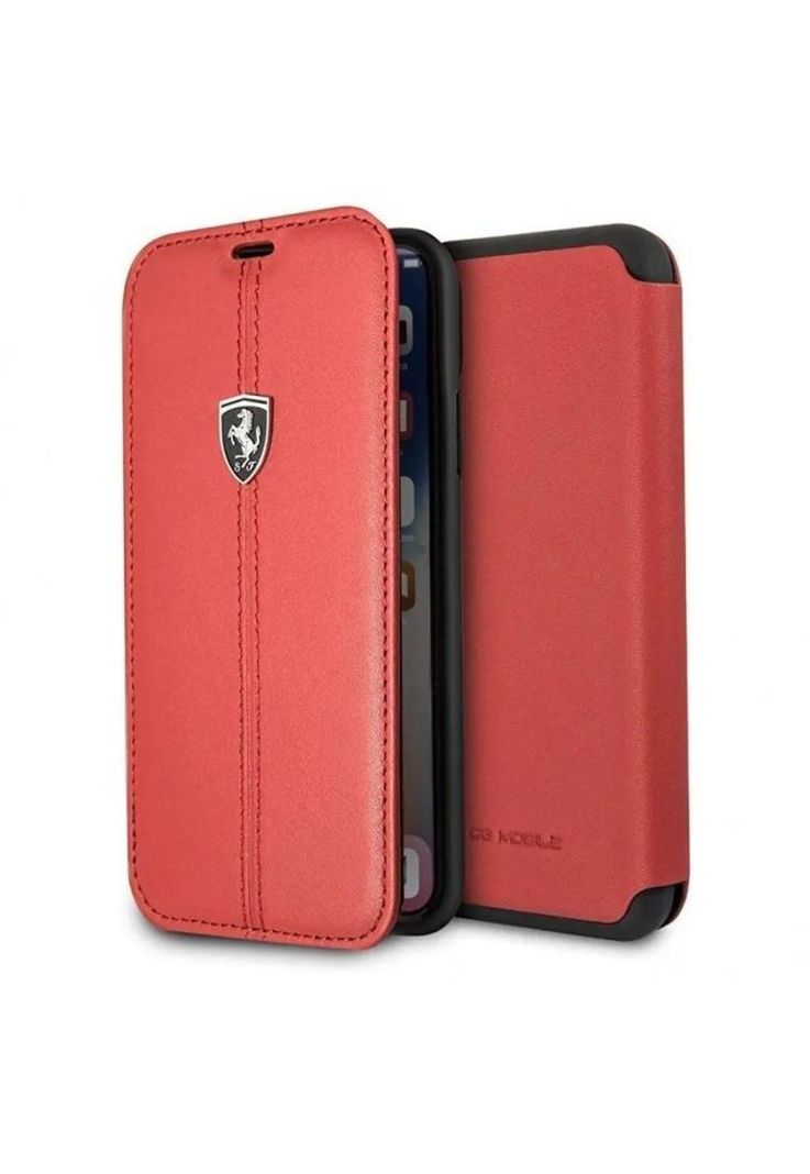 CARCASA FERRARI P/ IPHONE X/XS ROJO-0