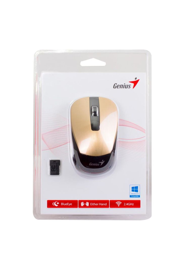 MOUSE INALAMBRICO GENIUS DORADO NX-7015-0