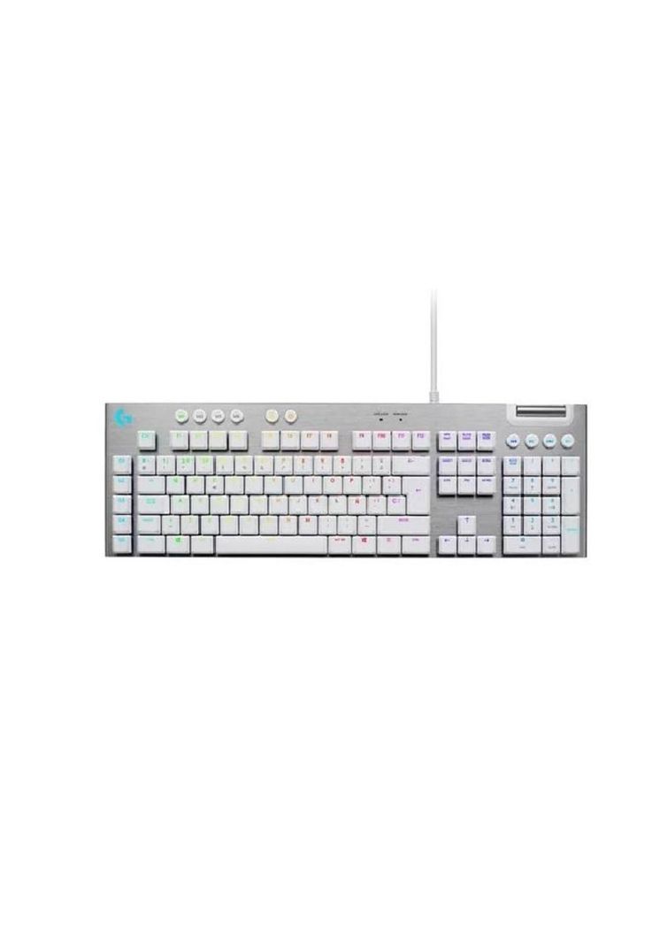 Teclado Mecánico Logitech G815 RGB Lightsync Blanco-0
