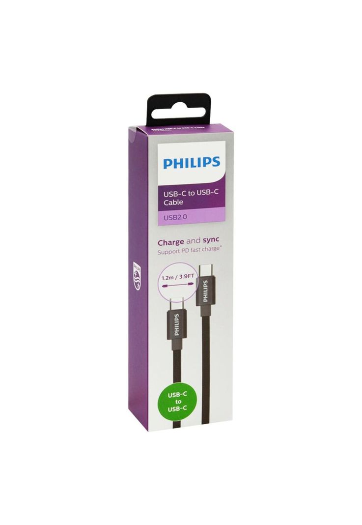 CABLE USB-C A USB-C 1.2 MTS NEGRO DLC5533C/97-0