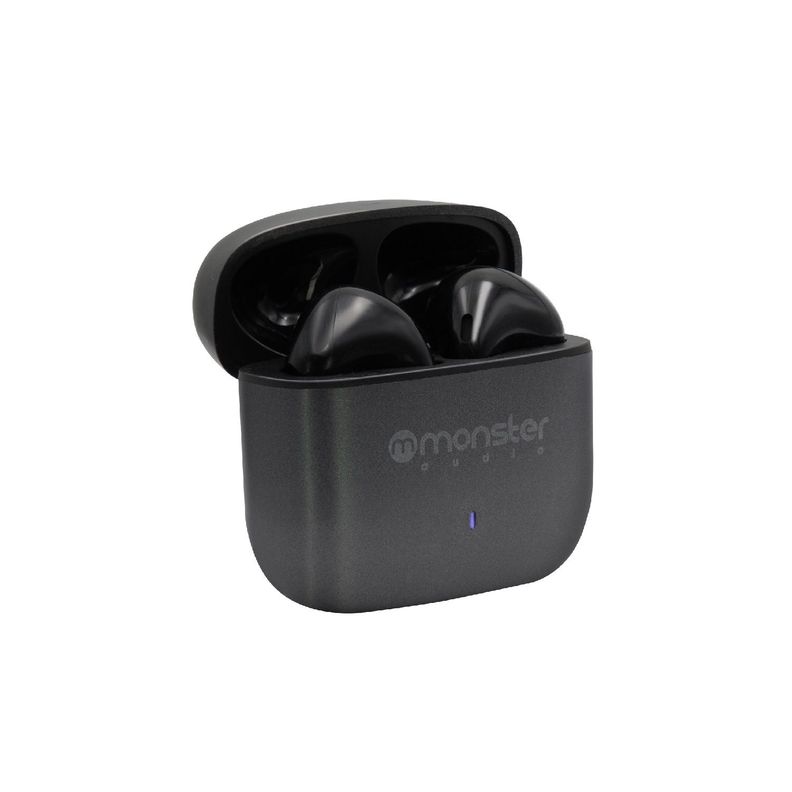 Audifonos Bluetooth True Wireless Monster TW17 Metal Grey Negro