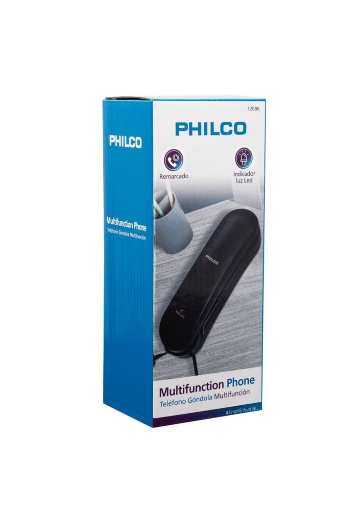 TELEFONO TIPO GONDOLA PHILCO NEGRO 120BK-6