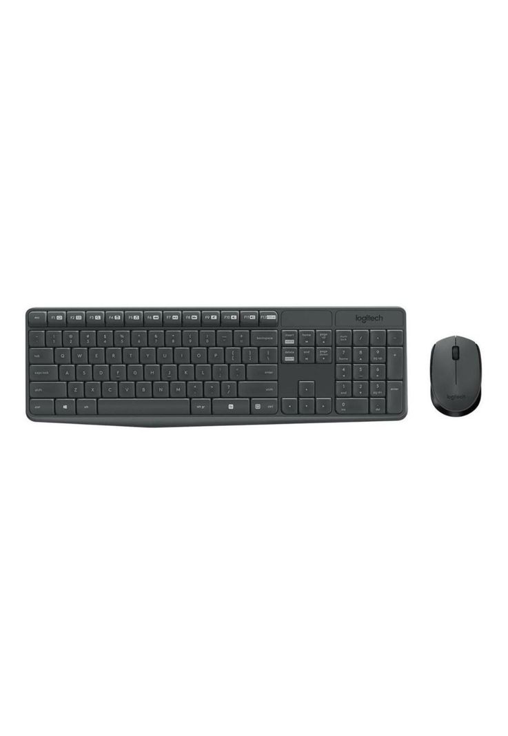 Kit De Teclado Y Mouse Inalámbrico Logitech Mk235 Español-0