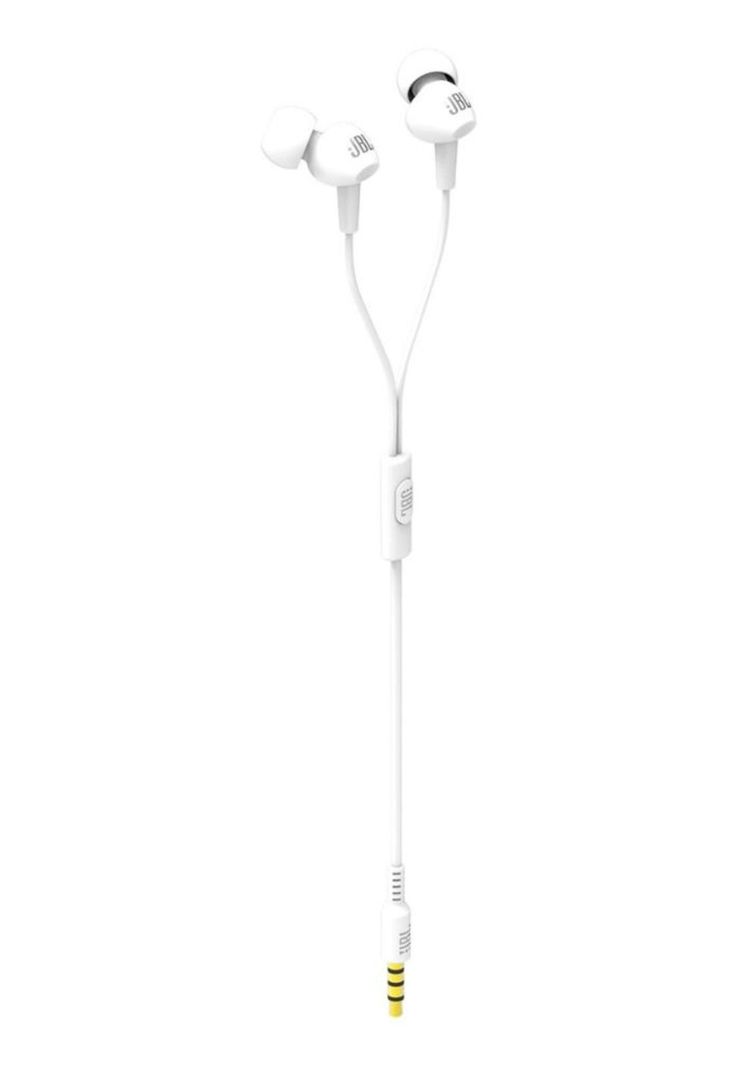 Audífonos In-ear Jbl C100si Jblc100siu Blanco-0