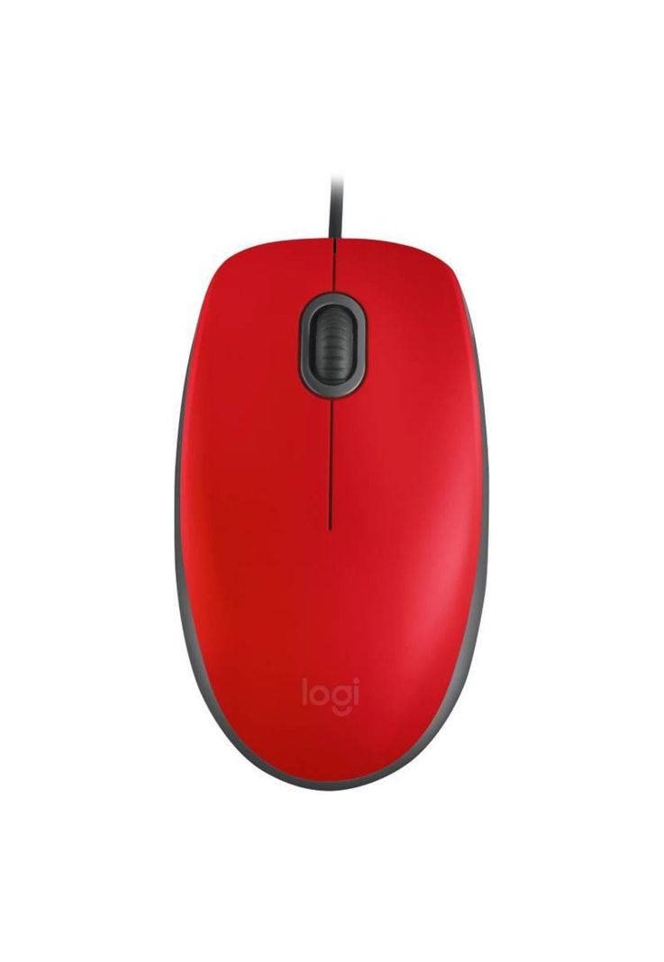 910-006755  MOUSE LOGITECH M110 SILENT ROJO-0