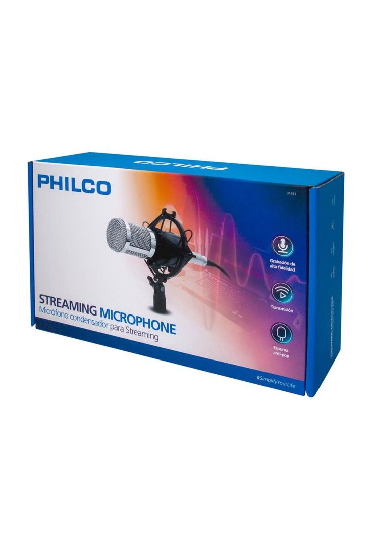 STUDIO MICROPHONE CON SOPORTE HI-FI-0