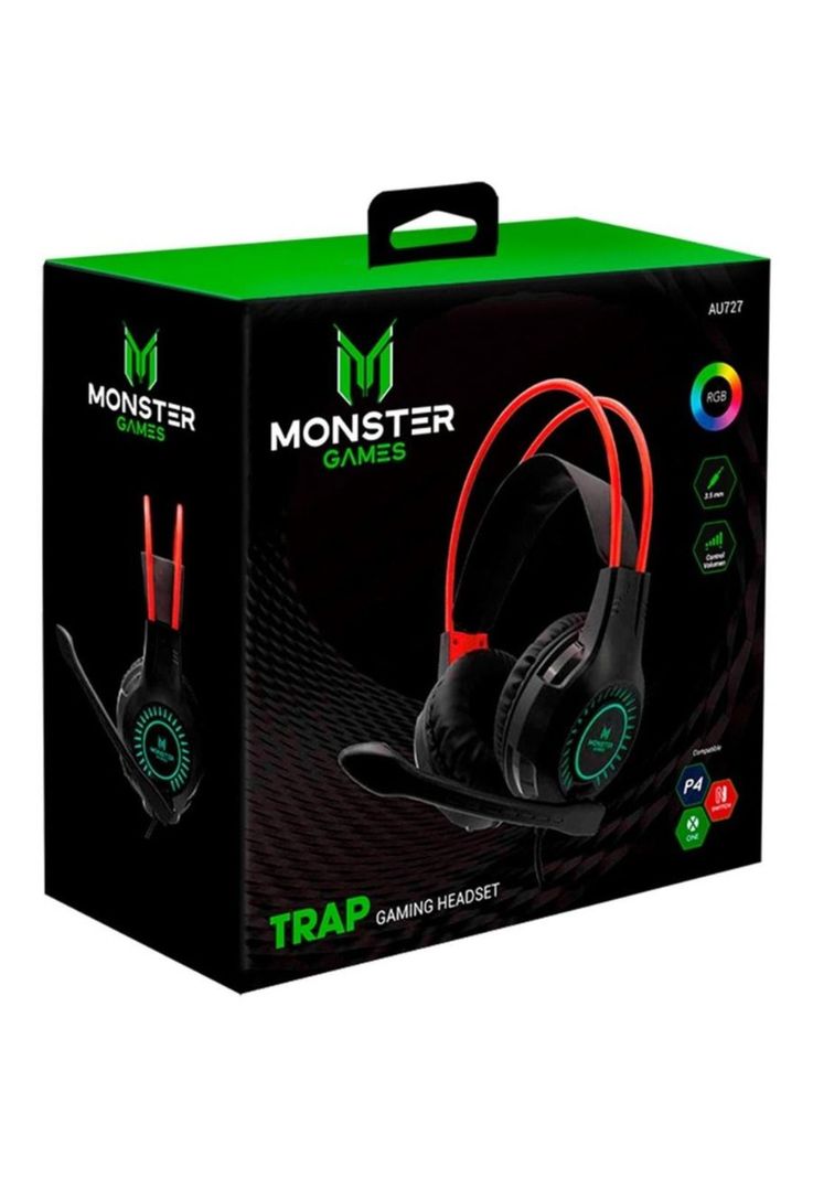 Au727 Headset Gamer Monster Trap-2