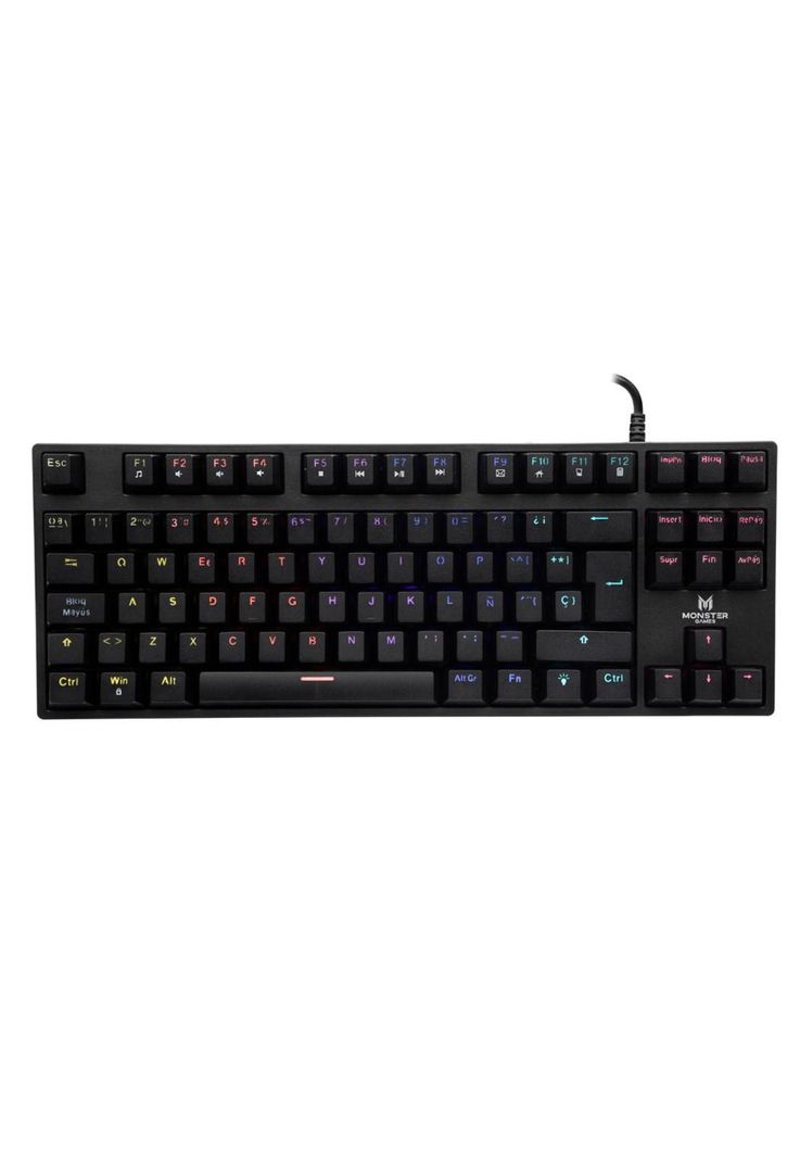 TECLADO MECANICO GAMER MONSTER PUNISHER-4