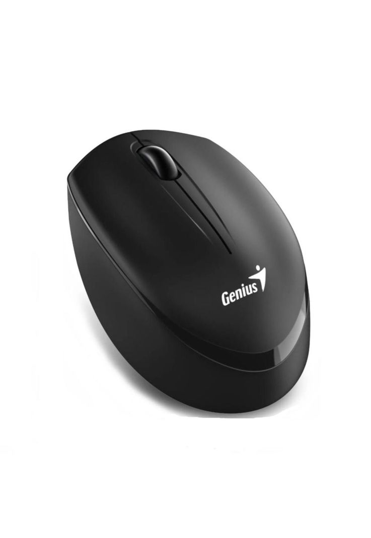 MOUSE INALAMBRICO NX-7009 BLACK ERGONOMICO-0