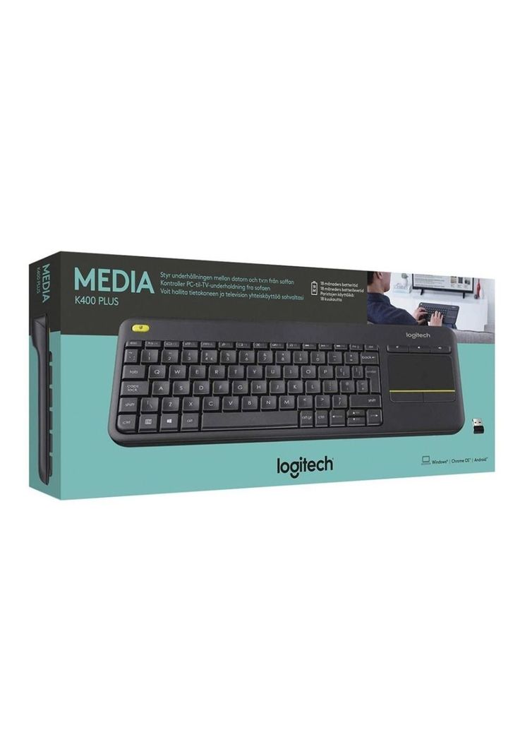 Teclado Inalámbrico Logitech K400 Plus-3