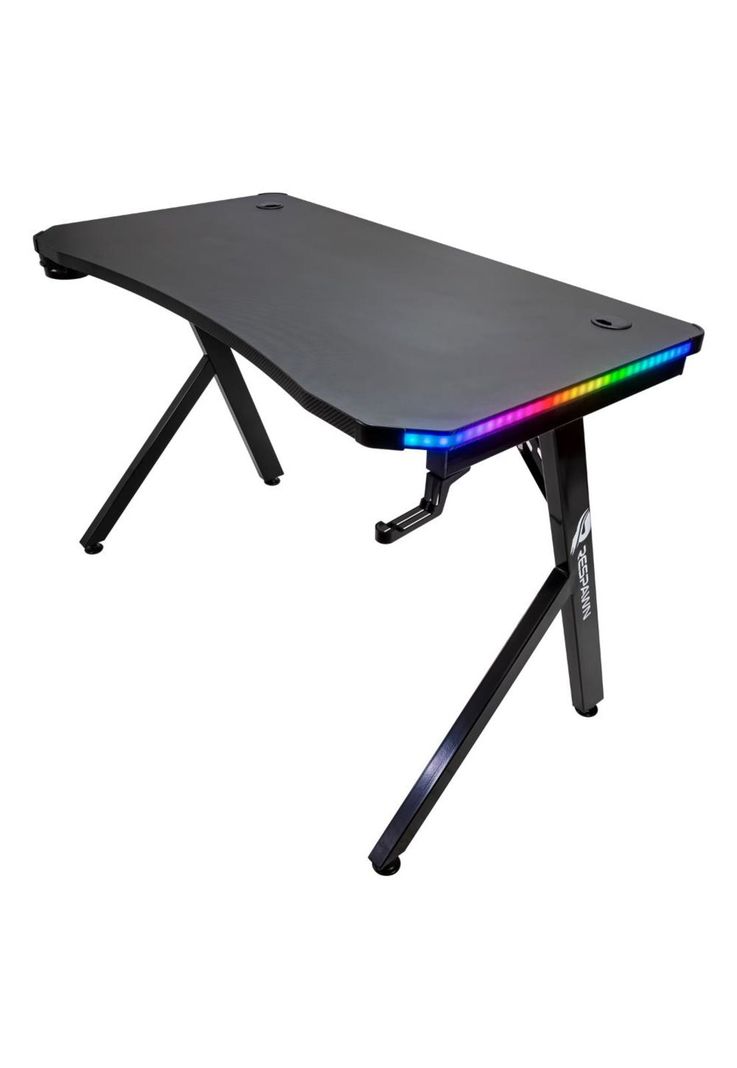 MESA GAMER RGB CREMOTO MOD GT 500 BK + PAD MOUSE 114-0