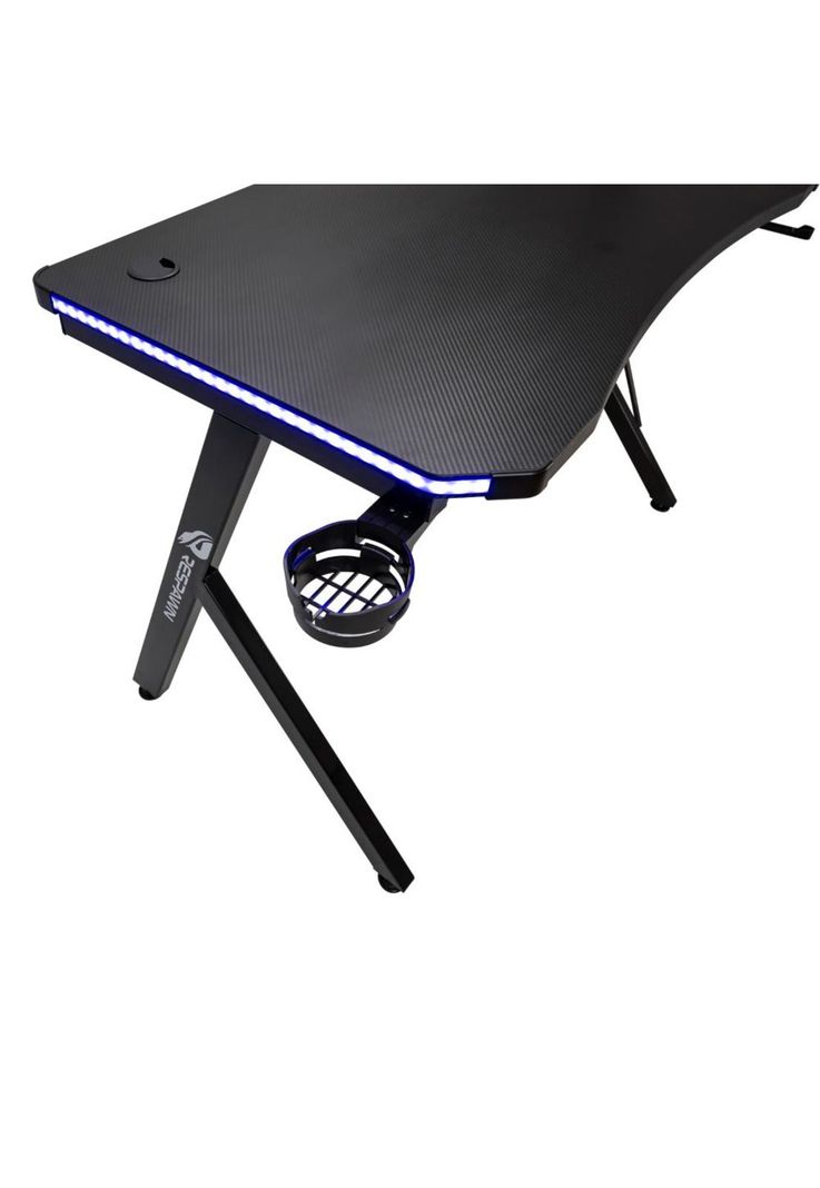 MESA GAMER RGB CREMOTO MOD GT 500 BK + PAD MOUSE 114-8