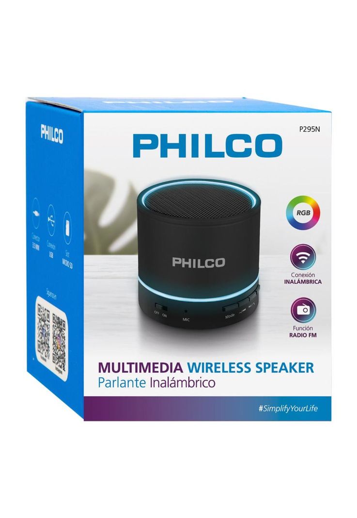 PARLANTE PORTATIL BLUETOOTH-USB P295 BLACK-0