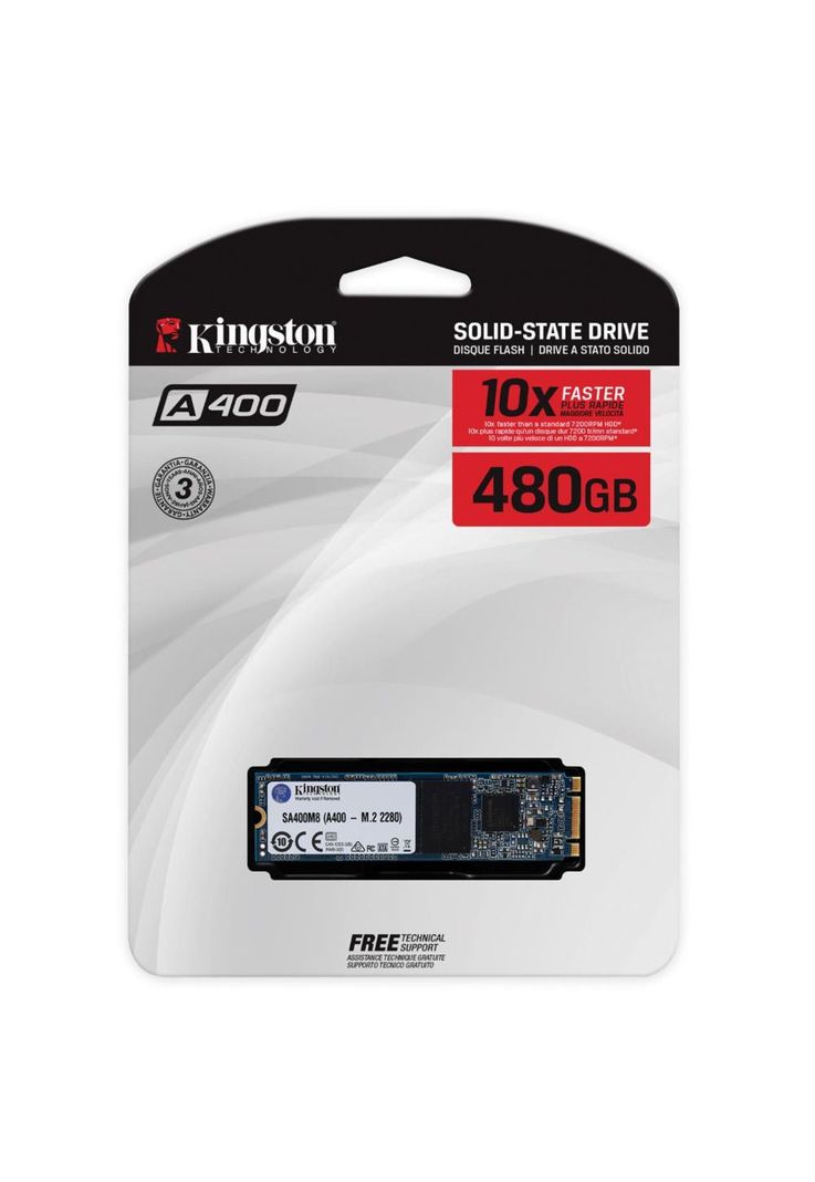 UNIDAD SSD KINGSTON 480 GB M.2 2280 / SA400M8/480G-TW-2