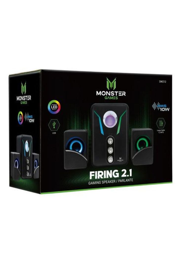 Subwoofer Monster Games Firing 2.1-0