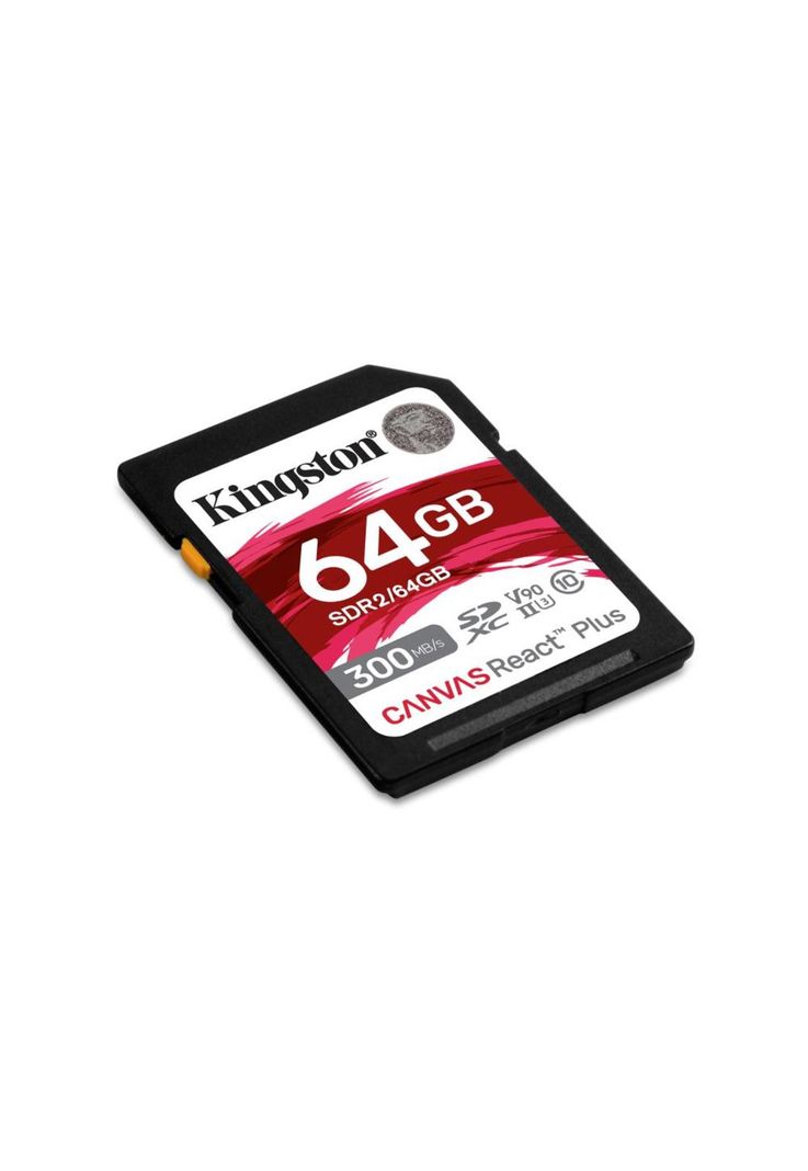 Tarjeta Memoria Sd Kingston Canvas React Plus 64gb 300mb/s-1