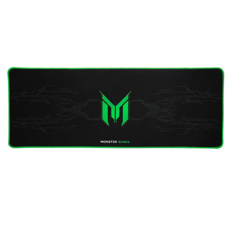 PA348 PAD MOUSE MONSTER GAMES 75X28 Negro