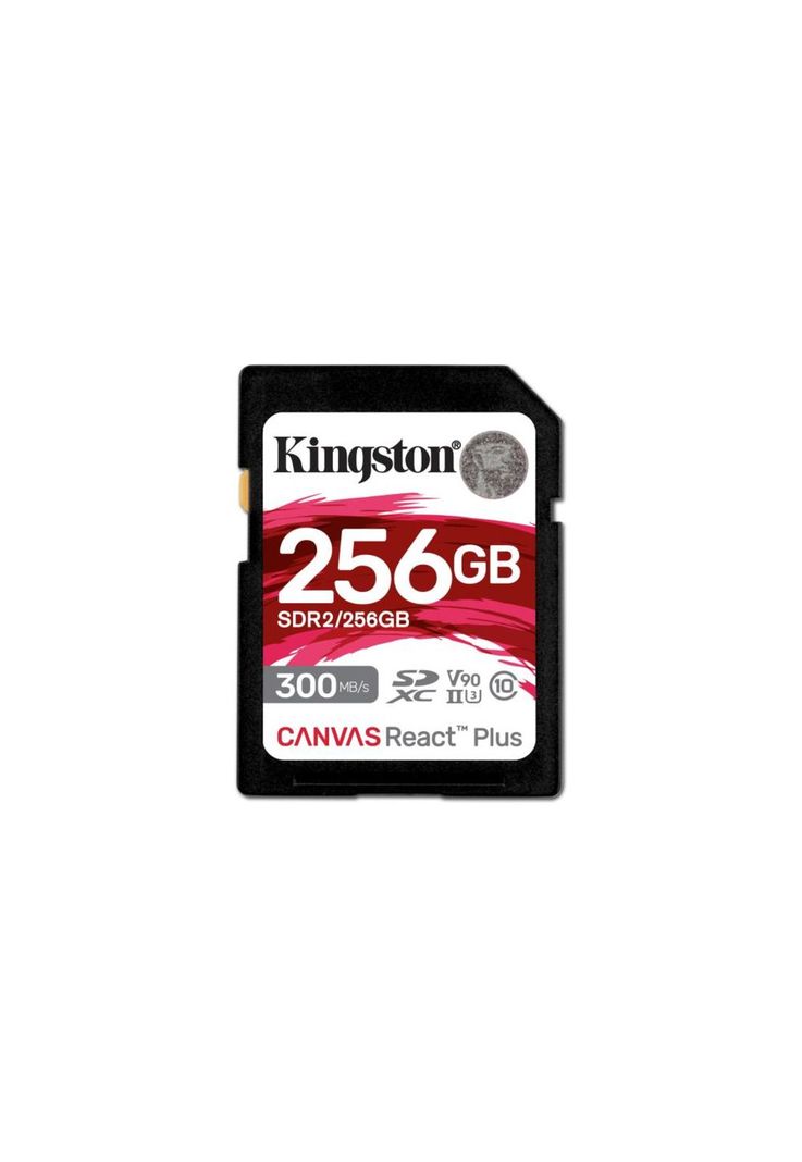 Tarjeta Memoria Sd Kingston Canvas React Plus 256gb 300mb/s-2