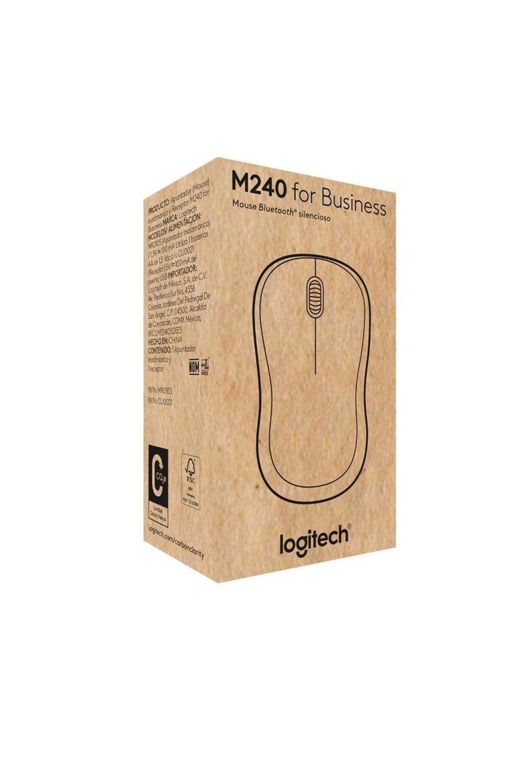 Mouse Logitech M240 - Grafito-1