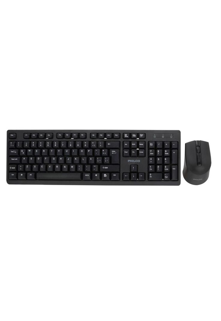 COMBO INALÁMBRICO MOUSE + TECLADO 6354K NEGRO-0