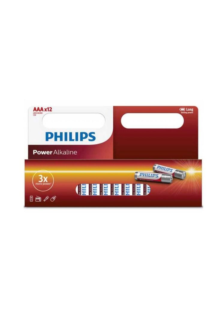 BLISTER 12 UNIDADES PILA ALCALINA AAA PHILIPS-0