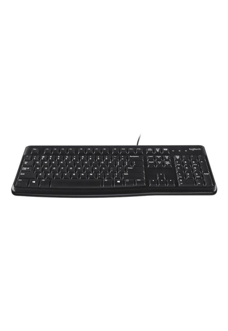 Teclado Logitech K120 Qwerty Español España Color Negro-1