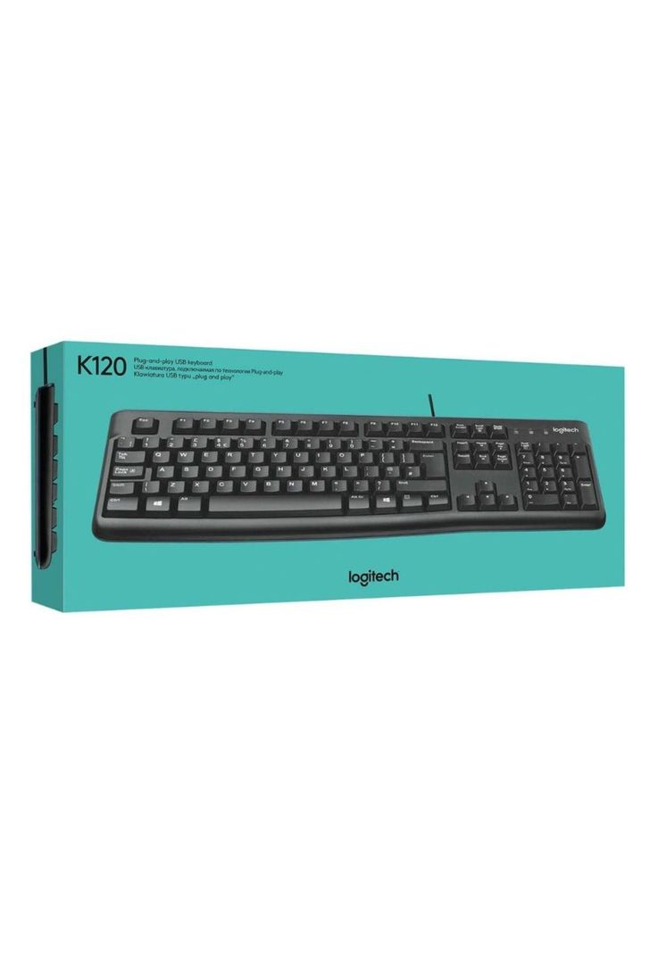 Teclado Logitech K120 Qwerty Español España Color Negro-4