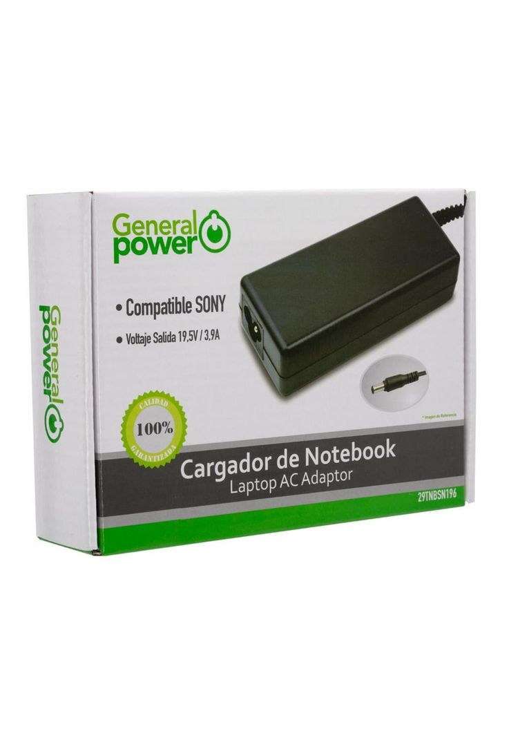 CARGADOR NOTEBOOK COMPATIBLE CON SONY 19.5V-4