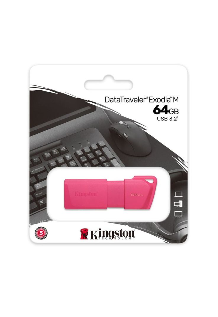 DTXM NEON 64GB PENDRIVE NEON ROSADO 64GB 3.2-3