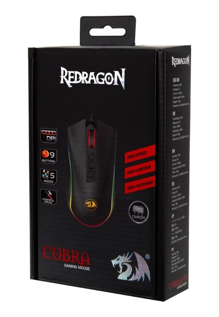 Mouse Gamer Rgb Cobra M711-4